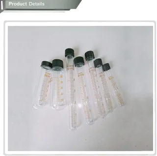 10 Stuks glazen centrifugebuizen 20 ml met schroefdop
