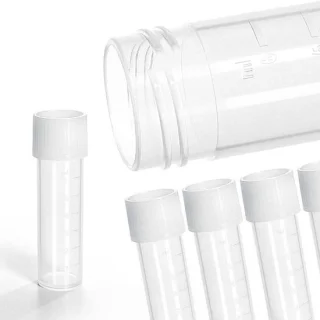 100 stuks centrifugebuizen 8 ml pp transparant