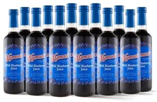 100% wilde bosbessensap glasfles 500 ml