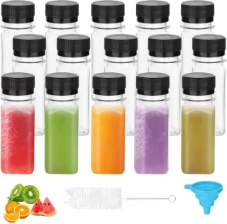 15 stuks mini juice flesjes 60ml