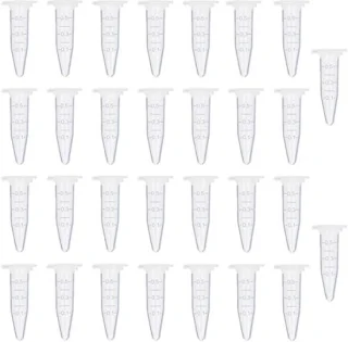30x microcentrifugebuisjes conisch 0,5 ml