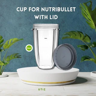 32oz/1000ml Kleine Cup met Platte Deksel