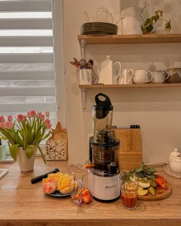 4SWISS Slowjuicer BM202 Wit