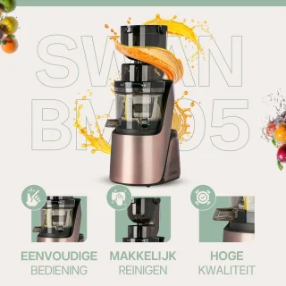4SWISS Swan BM105 Slowjuicer Rosa Gold