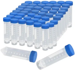 50x 50 ml centrifugebuizen met deksel
