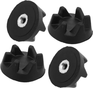 Aandrijfwiel voor sapcentrifuge 37x37x15 mm Zwart