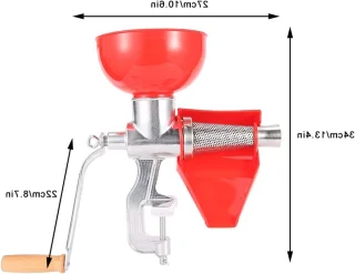 Aluminium handjuicer met schroefklem voor tafelmontage