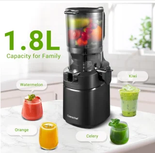 AMZCHEF All-In-One Slow Juicer 1.8L 250W Black