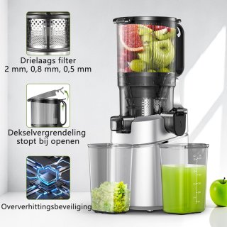 Wat vinden we goed aan de AMZCHEF Slowjuicer