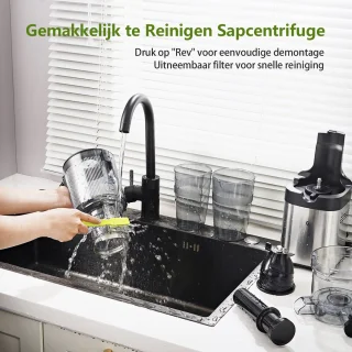 AMZCHEF Slowjuicer Sapcentrifuge