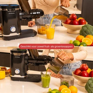 AoraKitchen Slowjuicer 500ML Zwart