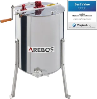 AREBOS Honing Extractor Handmatig Roestvrij Staal 4 Raatjes