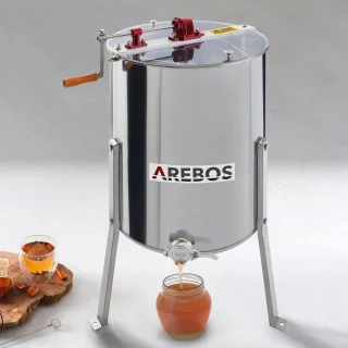 AREBOS Honing Extractor Handmatig Roestvrij Staal 4 Raatjes