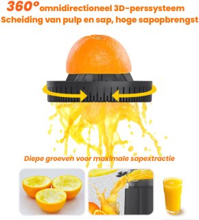 Wat vinden we goed aan de Automatische Elektrische Sinaasappelpers