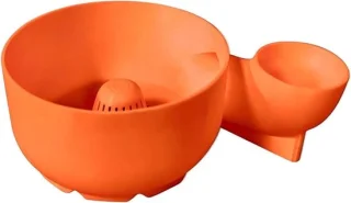 Automatische fruitspinner en bessen waskom oranje