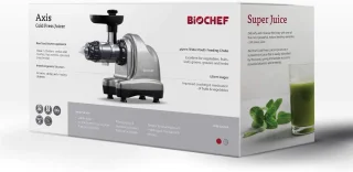 BioChef JU-BC-AX-AU Slowjuicer citruspers 150W zwart rood transparant