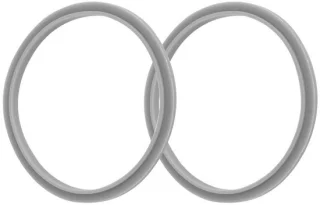 Blender afdichtring, rubber, 9,3 x 0,6 cm, wit