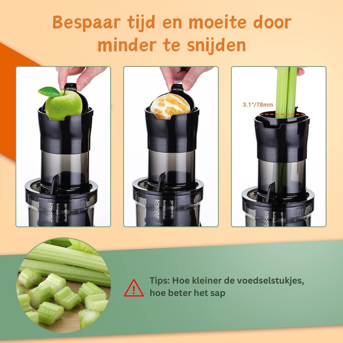 Wat vinden we goed aan de Blender Slow Masticating Juicer Compact