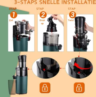 Blender Slow Masticating Juicer Compact
