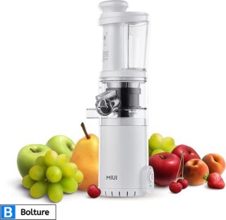 Bolture Slowjuicer — stille en voedzame sapjes voor dagelijks gebruik
