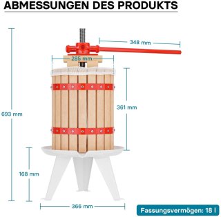 Wat vinden we goed aan de Borg Fruitpers 18 L