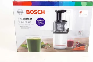 Bosch VitaExtract MESM500W Slowjuicer Zwart/Wit