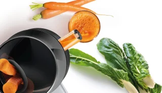 Bosch VitaExtract MESM500W Slowjuicer Zwart/Wit
