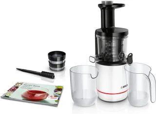 Bosch VitaExtract MESM500W Slowjuicer Zwart/Wit