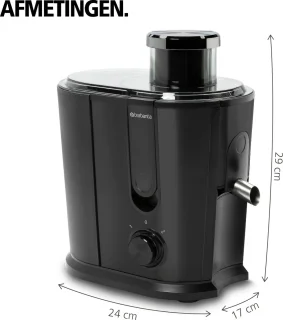 Brabantia BBEK1123BK Slowjuicer Mat Zwart