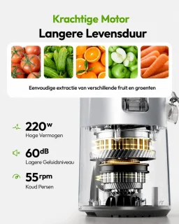 Wat vinden we goed aan de Celestul Healthy Slowjuicer - Sapcentrifuge