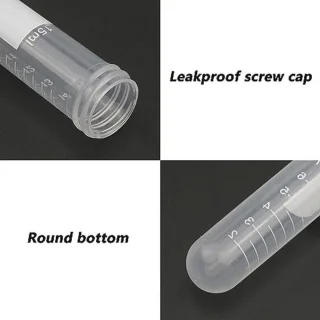 Centrifugebuisjes 15 ml - 20 stuks - hangend deksel