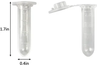 Centrifugebuisjes 2 ml, 200 stuks, polypropyleen