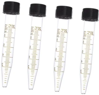 Centrifugebuisjes glas conisch 12 x 2.5 cm transparant