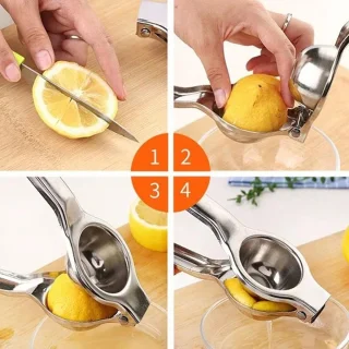 Citruspers RVS Handmatig - Robuuste Metaal Juicer