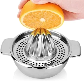Citruspers van RVS 400 ml