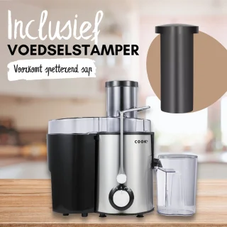 COOK-IT Juicer Sapcentrifuge met Pulpcontainer