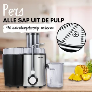 COOK-IT Juicer Sapcentrifuge met Pulpcontainer