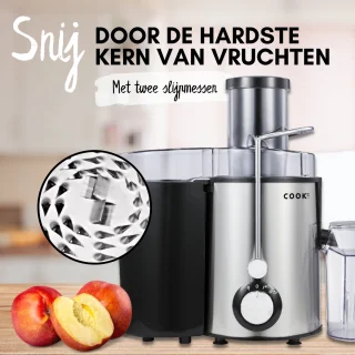 COOK-IT Juicer Sapcentrifuge met Pulpcontainer