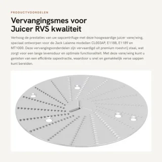 Dailygoods juicer mes vervanging vleugel/van