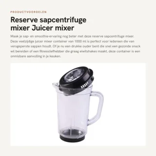 Dailygoods sapcentrifuge vervangende mixer