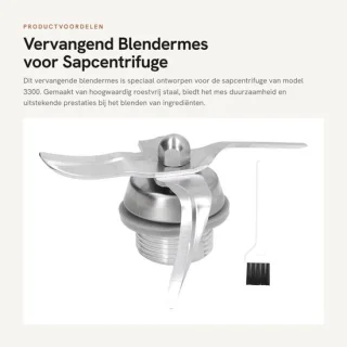 Dailygoods Vervangend blendermes voor Thermomix 3300