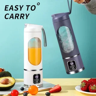 Draagbare blender en sapcentrifuge - Paars