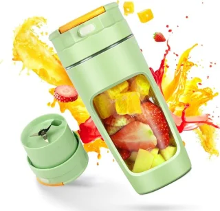 Draagbare blenderbeker 600 ml - Wit