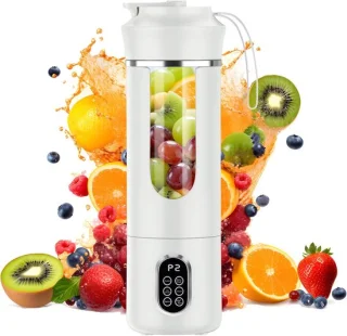 Draagbare draadloze blender - wit