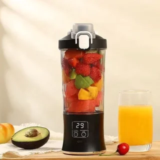 Draagbare elektrische fruitpers (zwart)