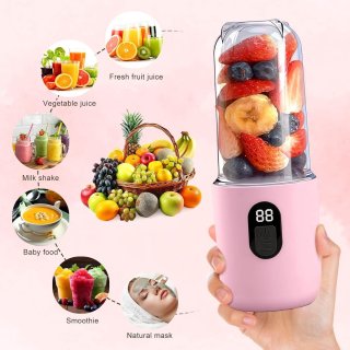 Wat vinden we goed aan de Draagbare mini blender 500 ml Roze