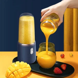 Draagbare mini blender oplaadbaar (blauw)