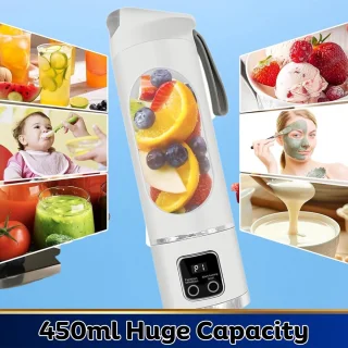 Draagbare mini blender - wit