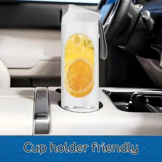 Draagbare mini blender - wit
