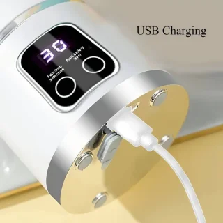 Draagbare mini blender - wit